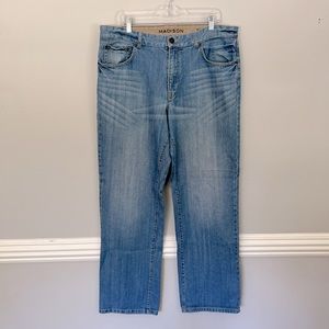 Madison Jeans Size 38 x 34 Hi Rise Straight Leg Medium Wash Men’s Jeans